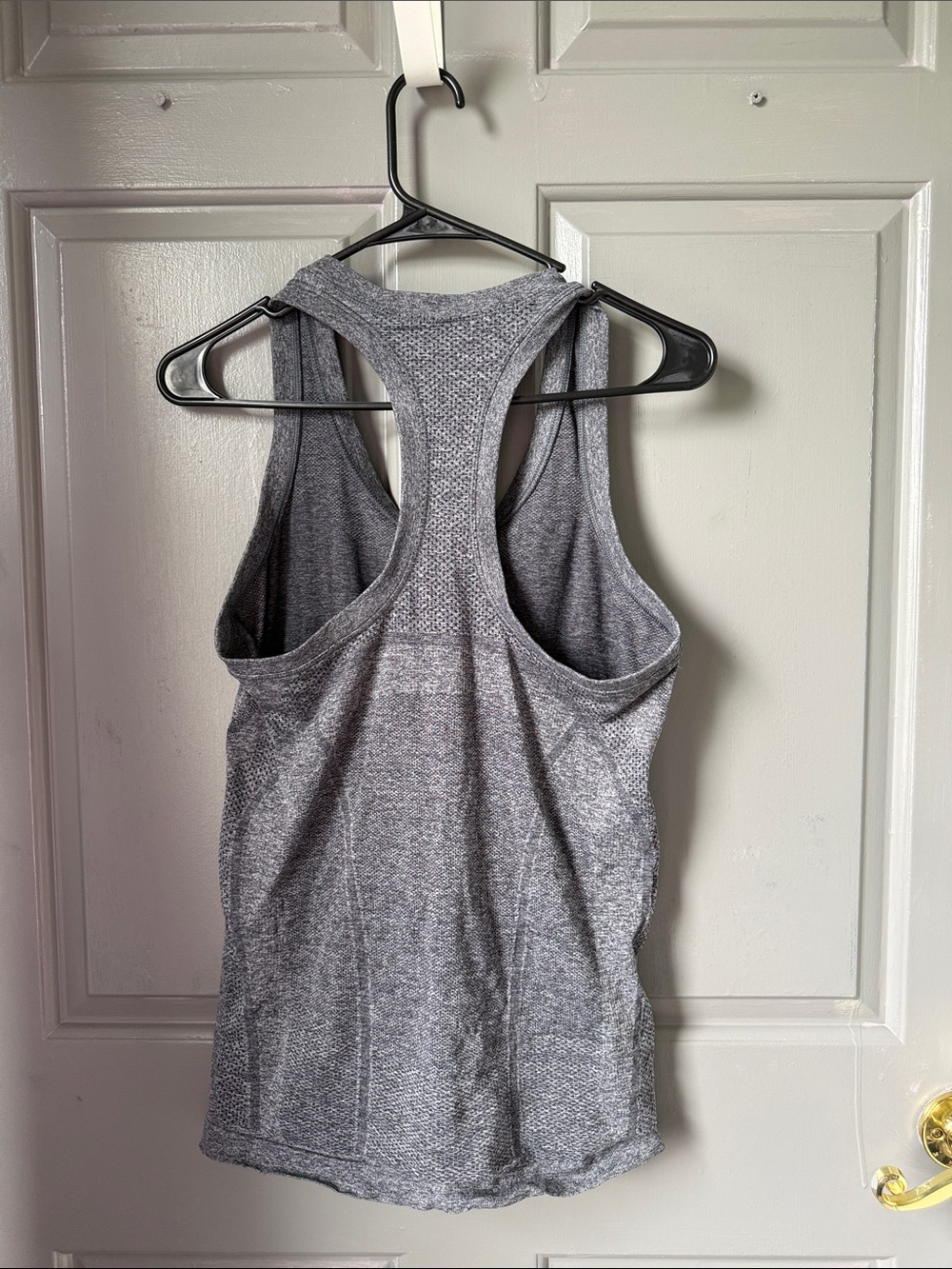 Athleta Heather Gray Racerback Tank - Picture 3 of 3